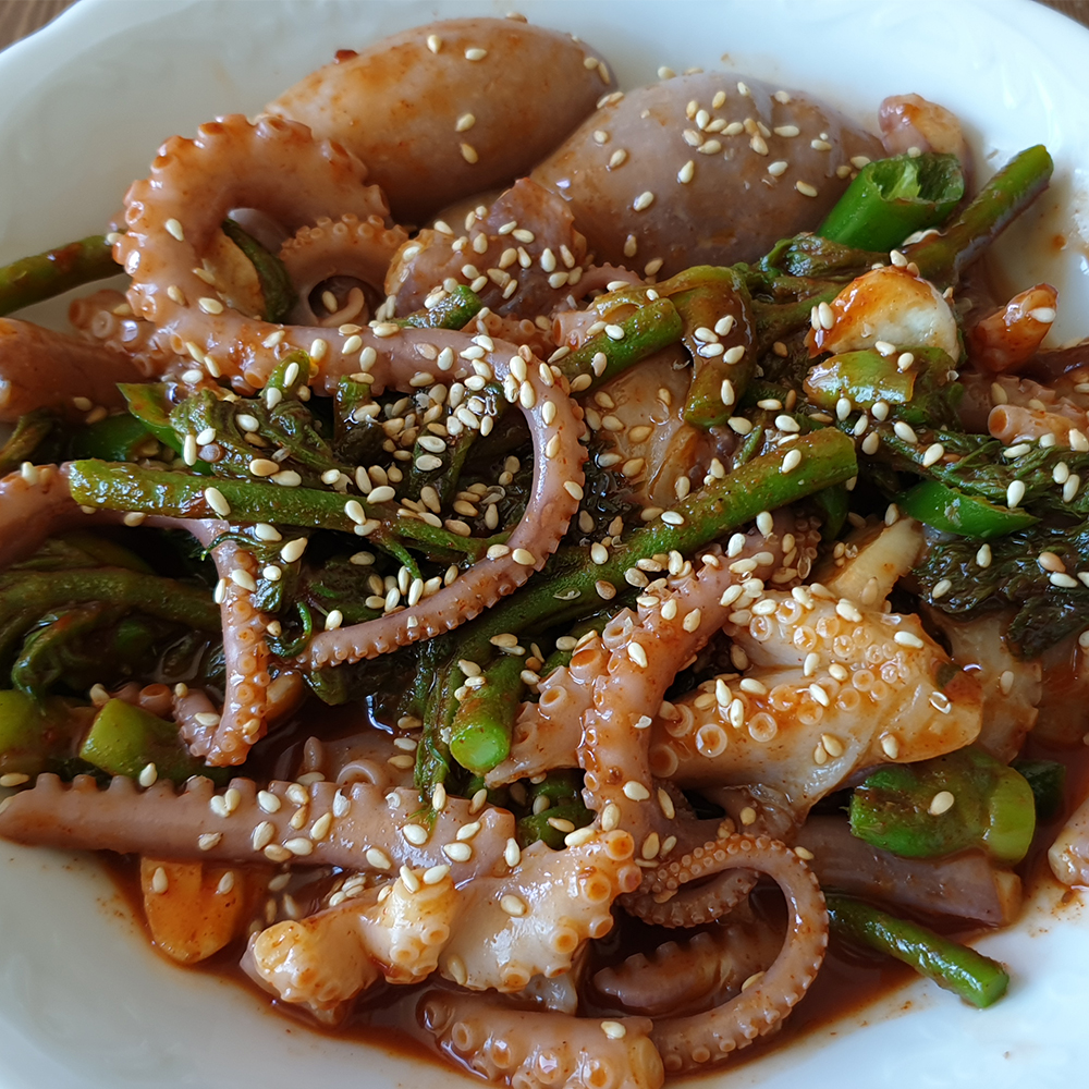 볶음 탕용 급냉 활 낙지 6미 900g 내외