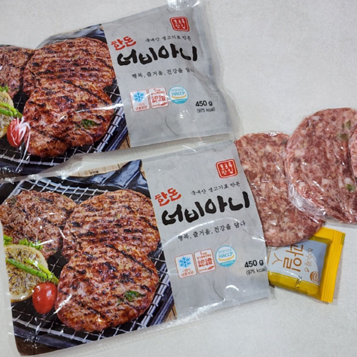 국내산 한돈 담양 떡갈비 400g-1.2kg