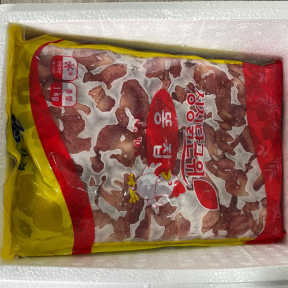 국내산 닭 특수부위 닭똥집 닭근위 1-2kg