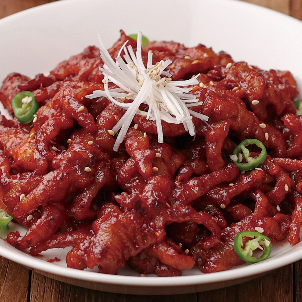 청춘불판 막창 닭발 세트 (훈제막창 300g*2+무뼈불닭발 200g)