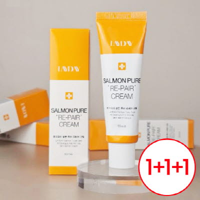 [레이데이] 바르는 연어주사! PDRN 재생크림 50ml 1+1+1 대표이미지 섬네일
