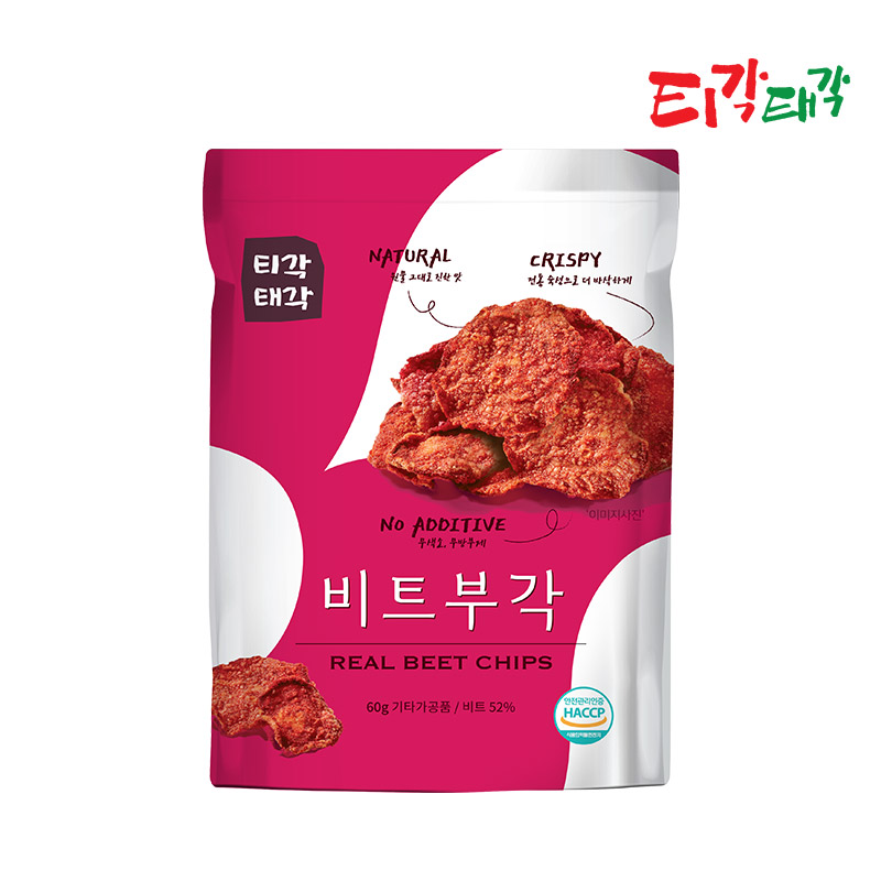 티각태각 비트부각, 60g, 3개