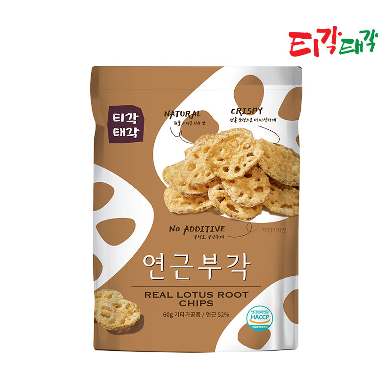 티각태각 연근부각, 60g, 3개