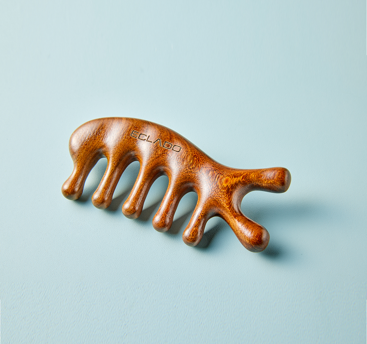 [림프셀프경락] 에끌라두 골든 샌달우드 괄사 (증정품: 샤이닝 수분마사지크림 10g 포함)