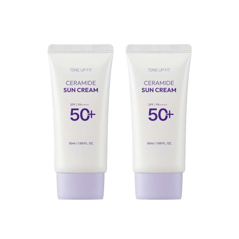 참존 톤업핏 세라마이드 선크림 50ml 1+1