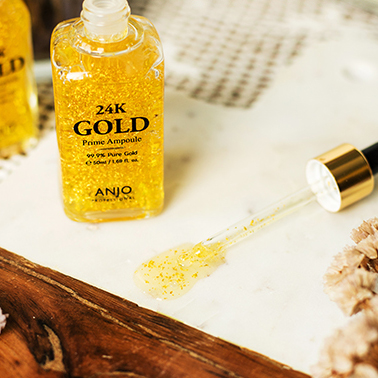 [앙쥬] 24K 골드 헤리티지 앰플 1+1 기획세트(50ml* 2개입)