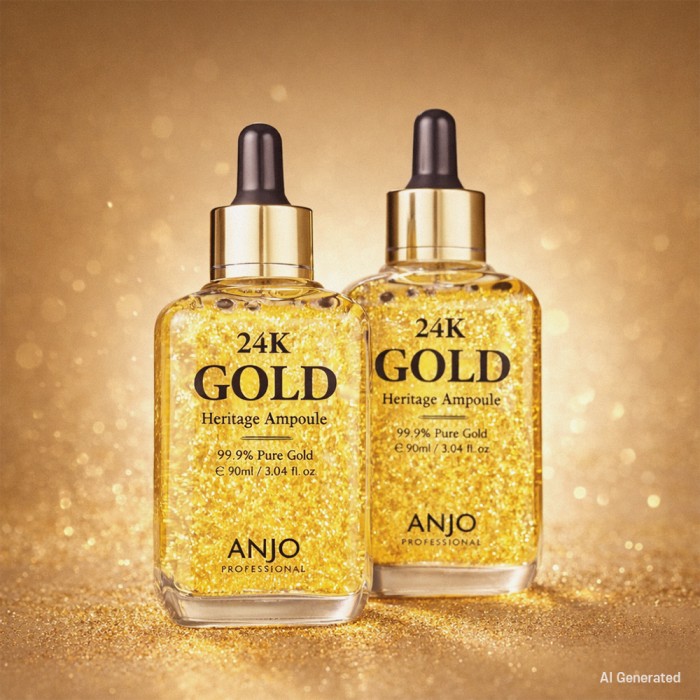 [앙쥬] 24K 골드 헤리티지 앰플 1+1 기획세트(50ml* 2개입) 대표이미지 섬네일