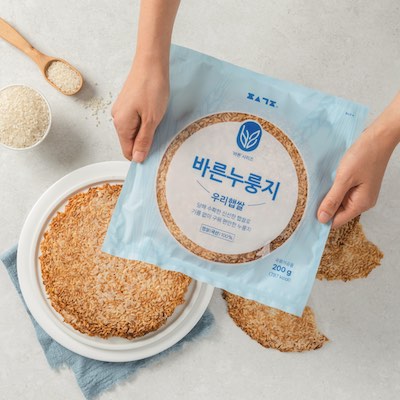 편식공장 바른누룽지 5가지맛 햅쌀 현미 보리 병아리콩 렌틸콩 (5개입)