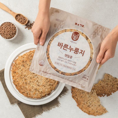 편식공장 바른누룽지 5가지맛 햅쌀 현미 보리 병아리콩 렌틸콩 (5개입)