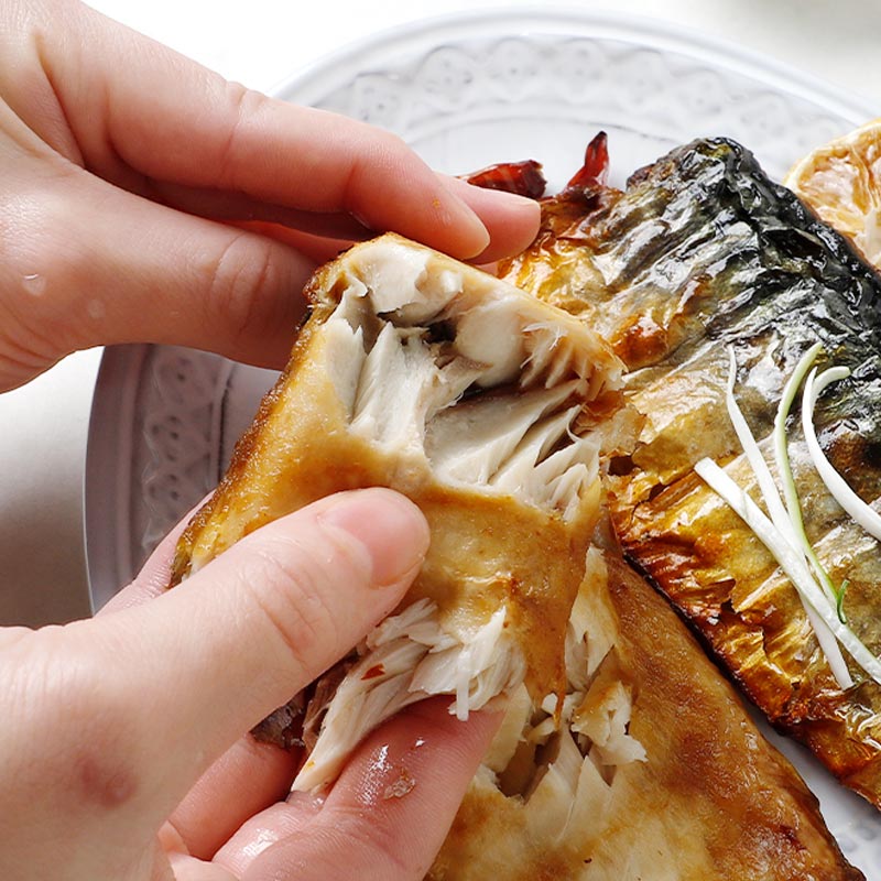 [재호식품] 순살고등어필렛 800g(5-6미, 7-9미)