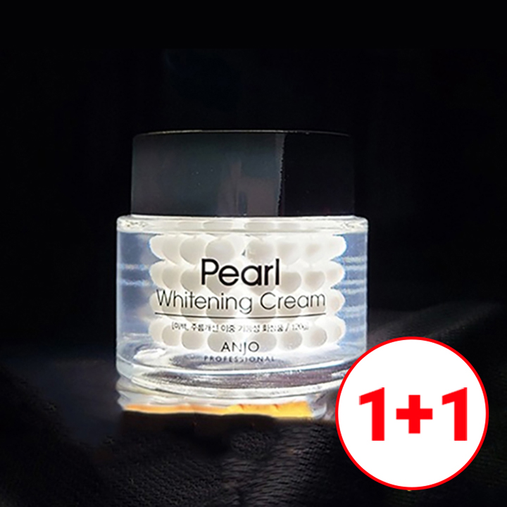 [앙쥬] 진주알 대용량 미백크림 120ml 1+1 (기미잡티파괴)
