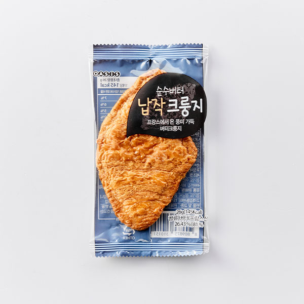 순수버터 납작 크룽지(26g)*2봉