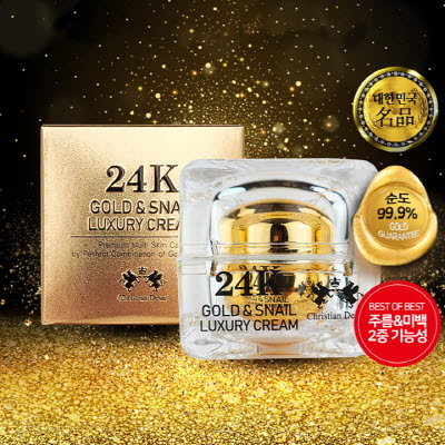 [크리스찬딘] 24K 골드&스네일 탄력 크림 50g 대표이미지 섬네일