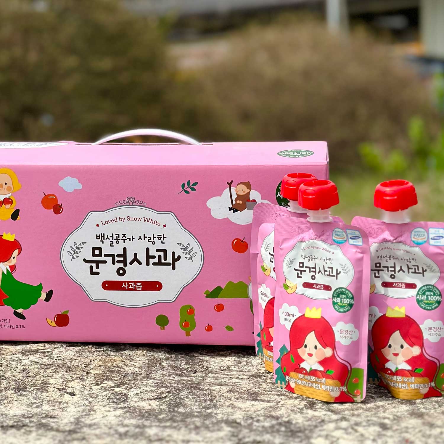 백설공주가 사랑한 문경사과즙 100ml 50개 대표이미지 섬네일