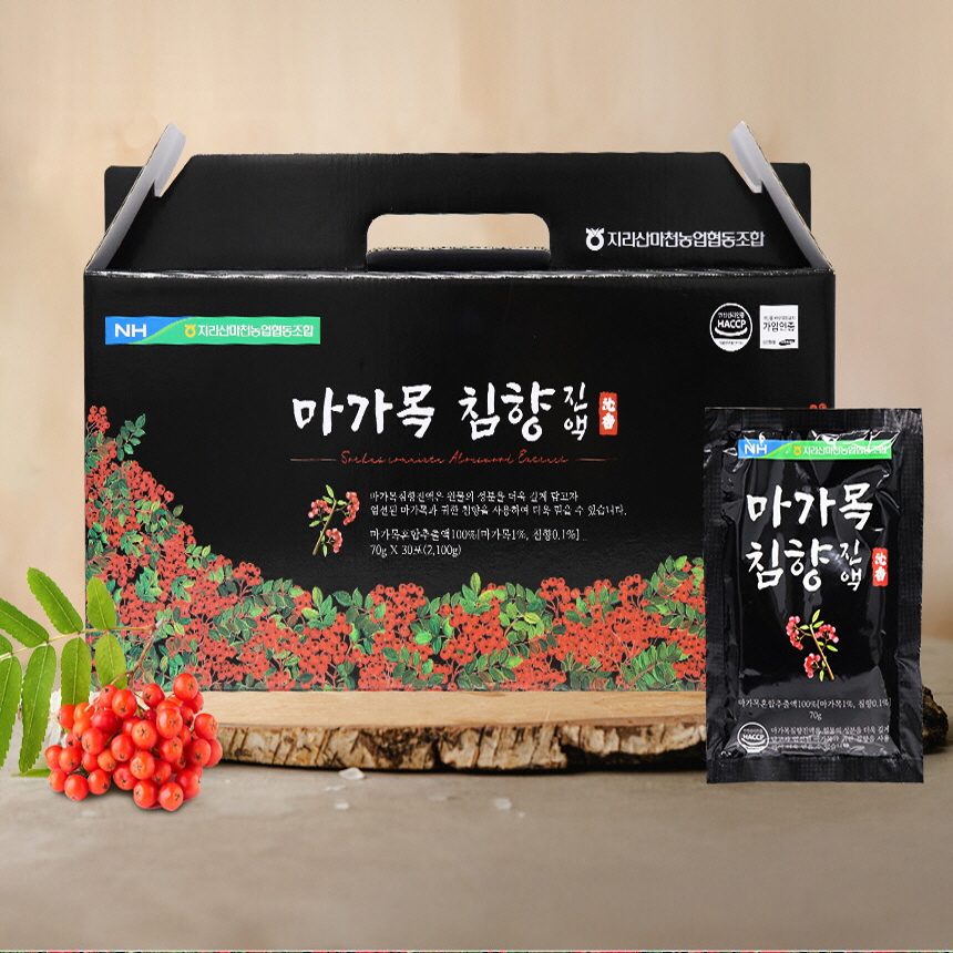지리산마천농협 마가목 침향 진액 (70g x 30포)