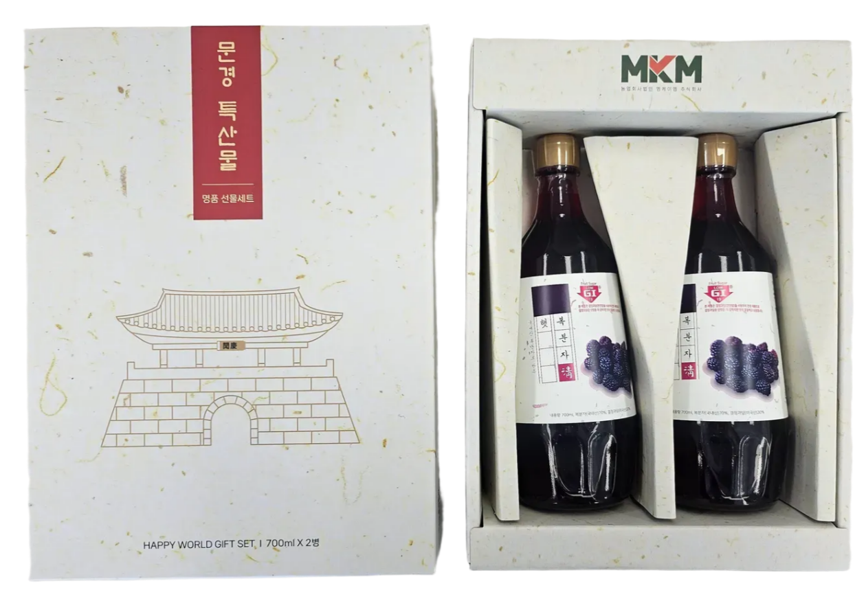 결정과당 햇복분자청 선물세트