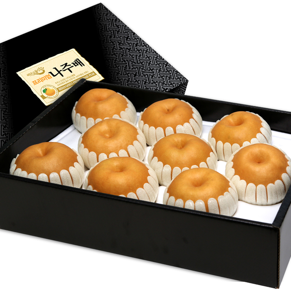 지브로와 프리미엄 비단고을 나주 배 5kg~7.5kg 고급박스 부직포 포장