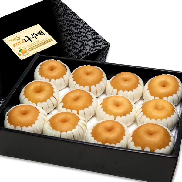 지브로와 프리미엄 비단고을 나주 배 5kg~7.5kg 고급박스 부직포 포장