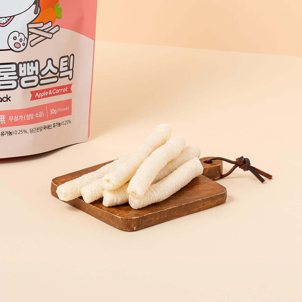 리틀스푼 유기농 롱뻥스틱 사과당