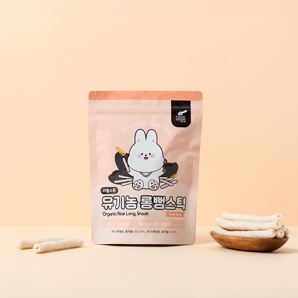 리틀스푼 유기농 롱뻥스틱 흑미 대표이미지 섬네일