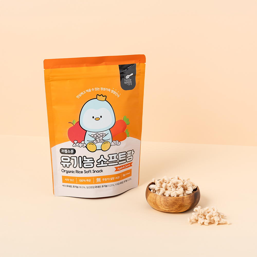 리틀스푼 유기농 소프트팡 사과당근 대표이미지 섬네일