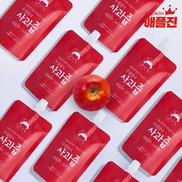 애플진 NFC착즙 몽실언니 사과즙 1박스 (100ml 40봉) 대표이미지 섬네일