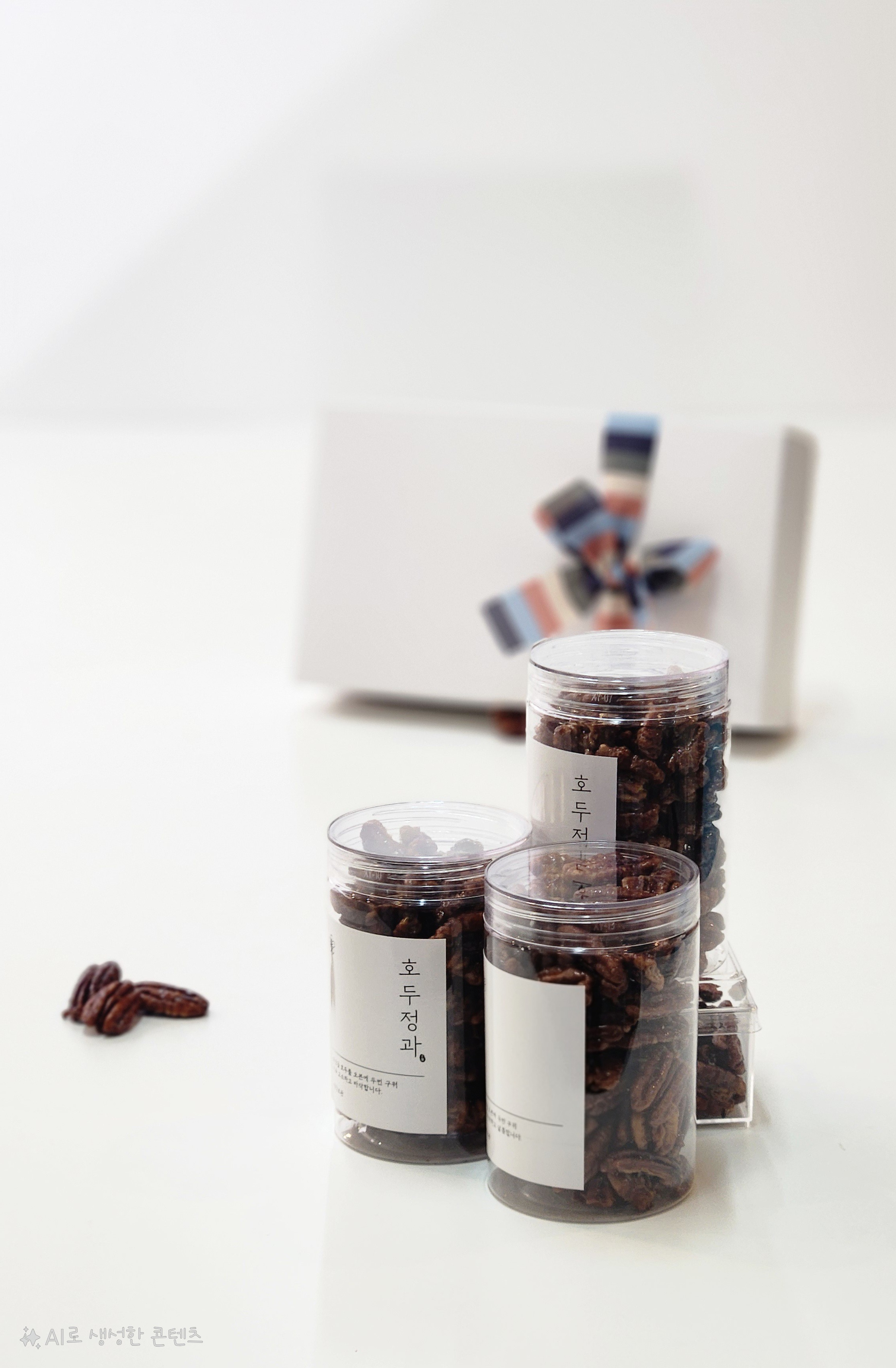 프리미엄 수제 호두정과 3구 선물세트 고급 견과류 강정 명절 회사 어린이집 기업 답례품 대표이미지 섬네일