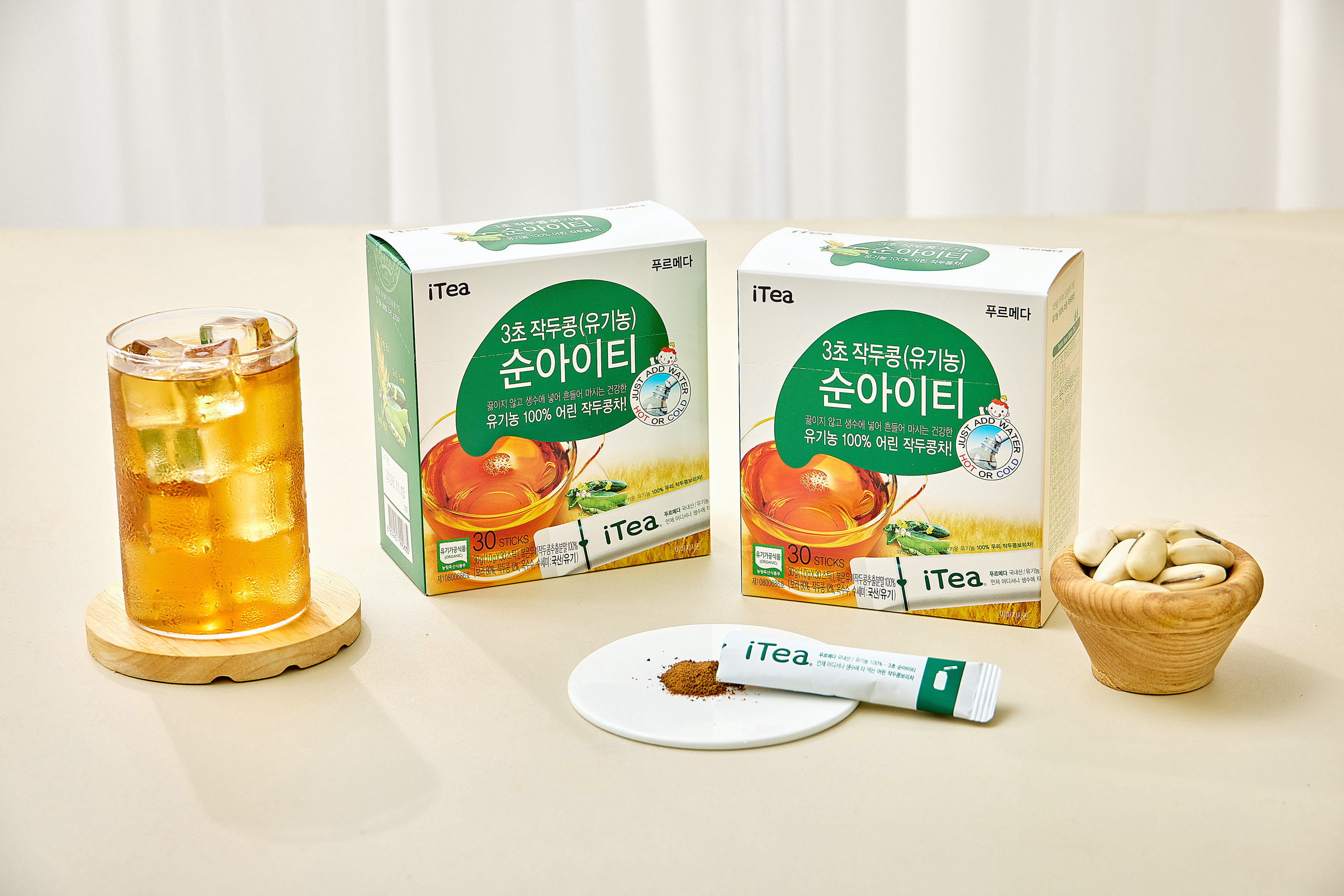 [푸르메다] 3초 작두콩 순아이티 30g (1g X 30스틱) 2개