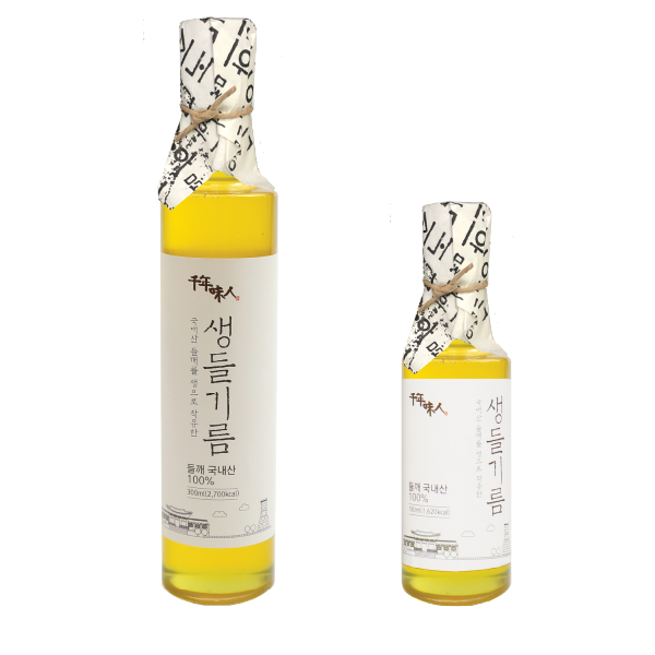천년미인 생들기름 180ml, 300ml