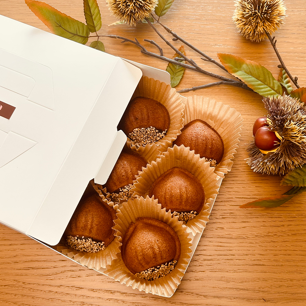 가을을 담은 고소한 알밤케이크