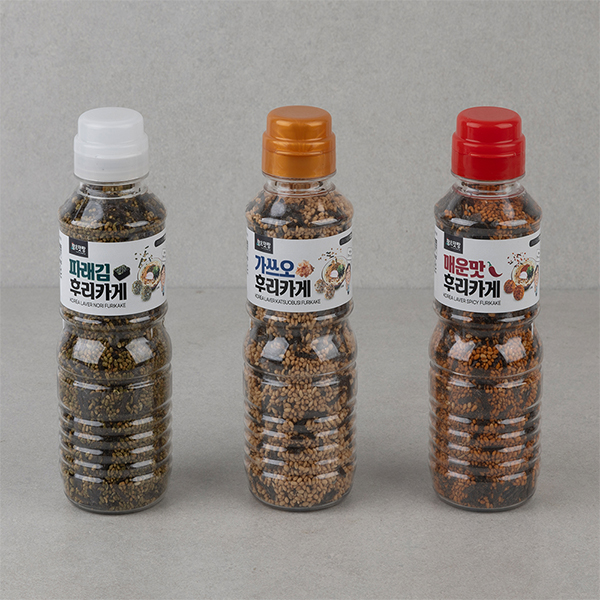 [팜&맛짱] 일본식 프리미엄 후리가케 120g (3종 : 가쓰오김/노리김/매운김, 다양한 요리 활용)