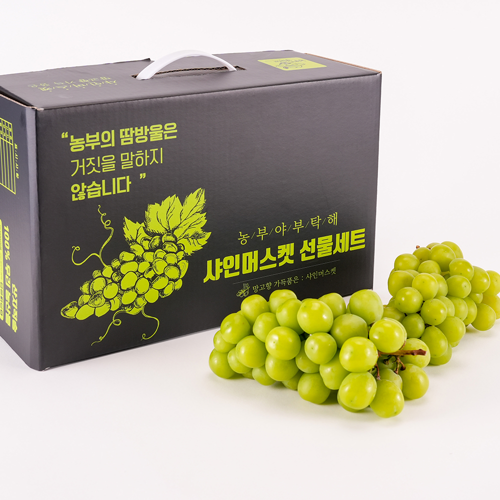 [선물세트] 경북 달콤포도 샤인머스켓 2kg/2-3수내외
