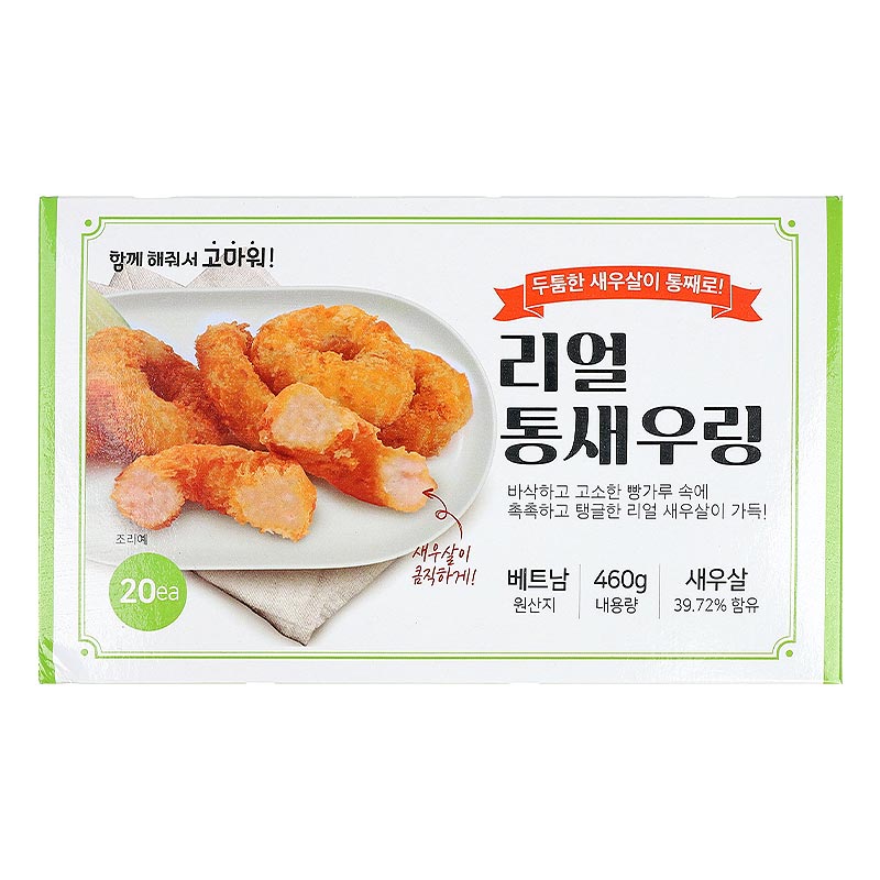 [재호식품] 리얼통새우링 920g (23g*40개입)