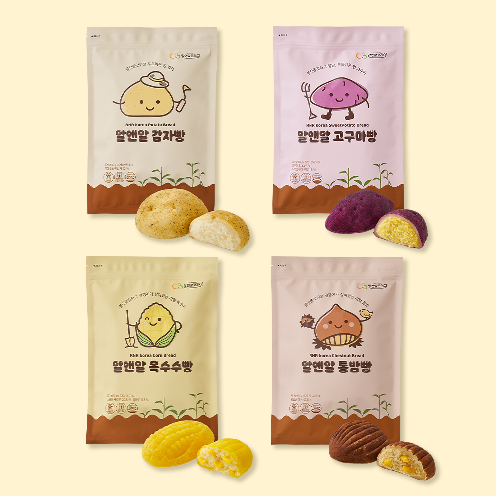 알앤알 구황작물빵 생지 5개입 4봉