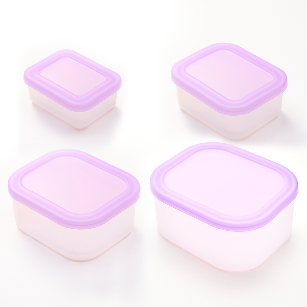 [플렉스앤락] 실리콘 밀폐용기 실프리저 혼합 4종