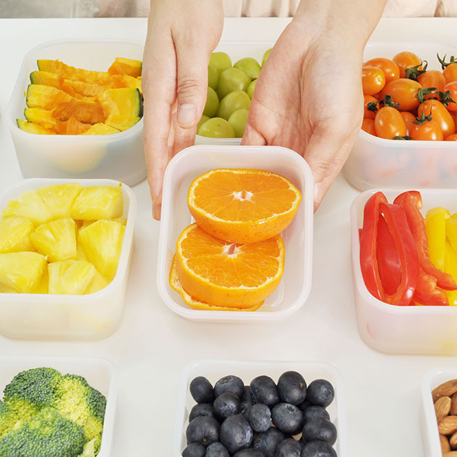 [플렉스앤락] 실리콘 밀폐용기 실프리저 혼합 4종