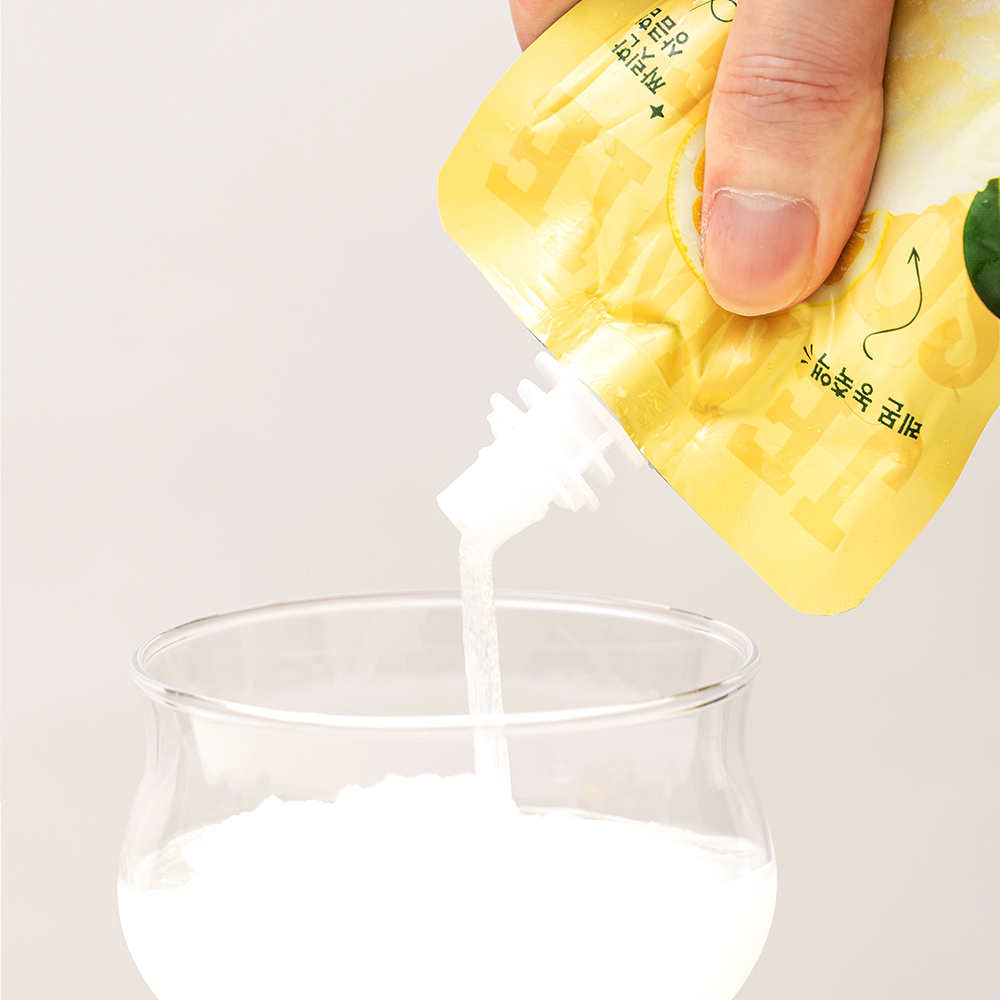 유기농 레몬즙으로 만든 얼려먹는 제니소르베 딥레몬 10개입