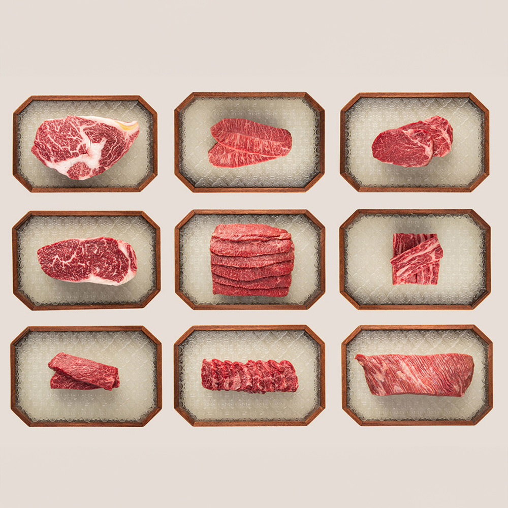 [안동한우정] 1등급구이 프리미엄 한우세트 (스티로폼+부직포 포장)