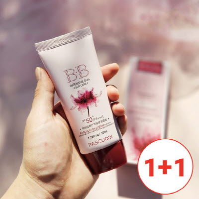 [파스쿠치] 인텐시브 쌩얼톤업 SUN 비비크림 50ml 1+1 대표이미지 섬네일