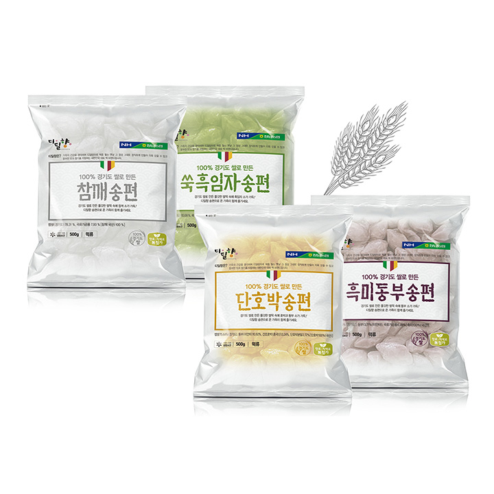 농협 쫄깃한 송편 (단호박/쑥흑임자/흑미/동부 등) 대표이미지 섬네일