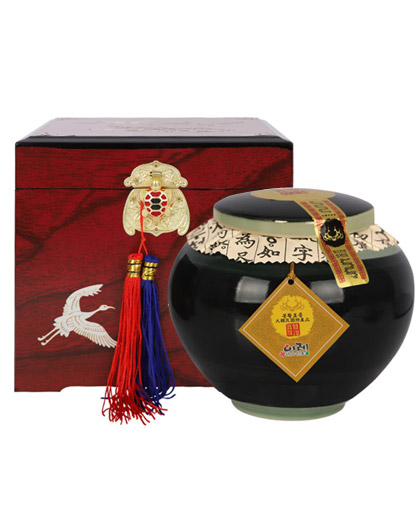 흑상감 운학 토종꿀 2kg