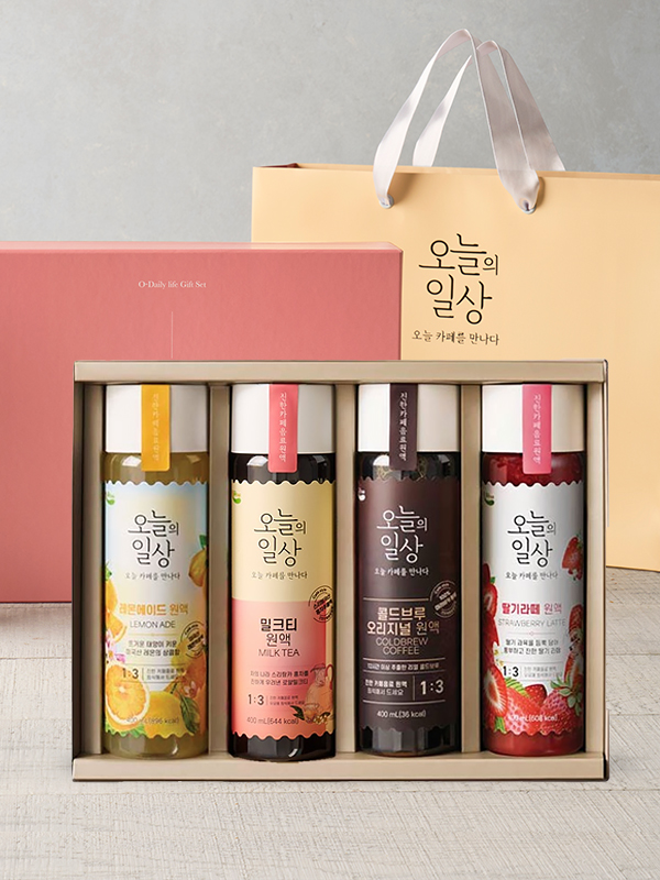 [추석선물 마음전송] 오늘의일상 베스트 4종 선물세트 + 쇼핑백 대표이미지 섬네일