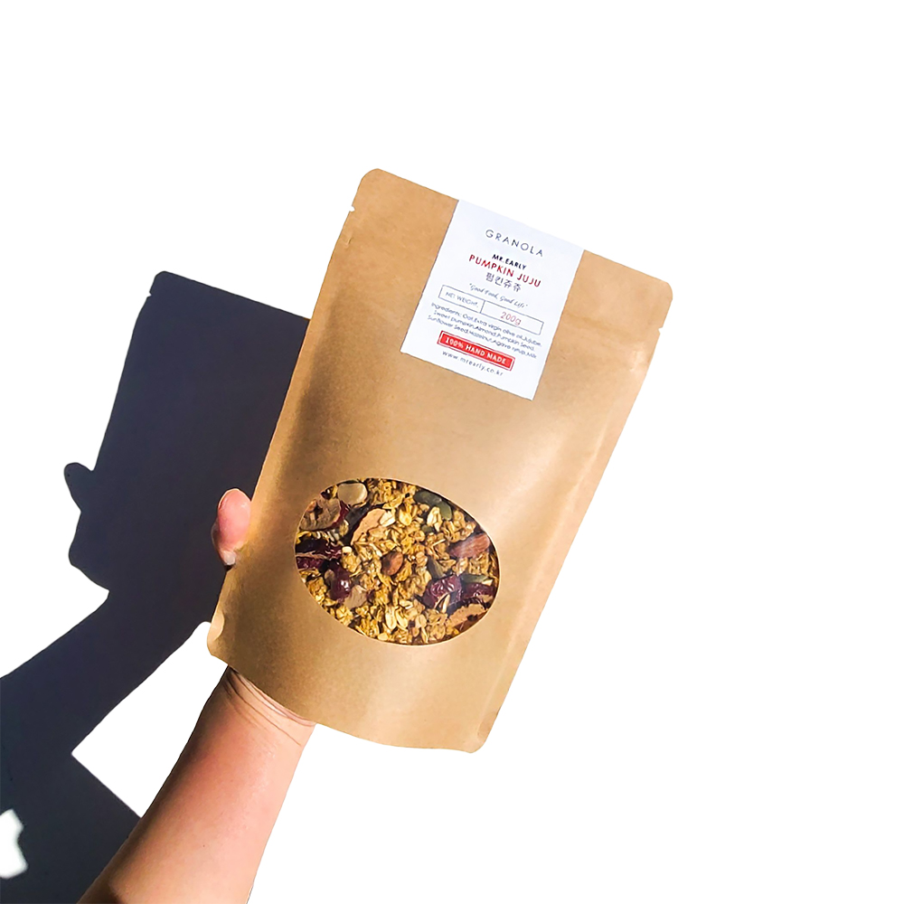 부드럽고달콤한 국산단호박 무설탕 저당 오트밀 그래놀라200g