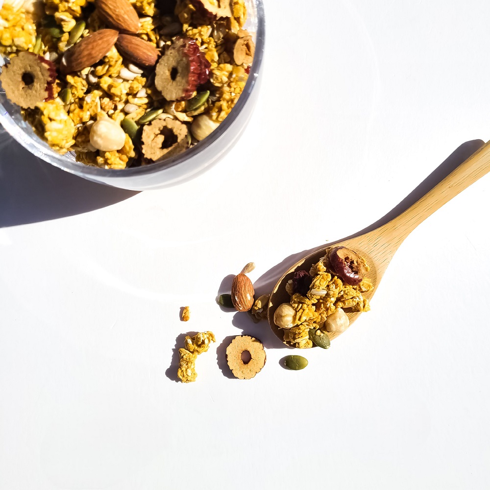 부드럽고달콤한 국산단호박 무설탕 저당 오트밀 그래놀라200g