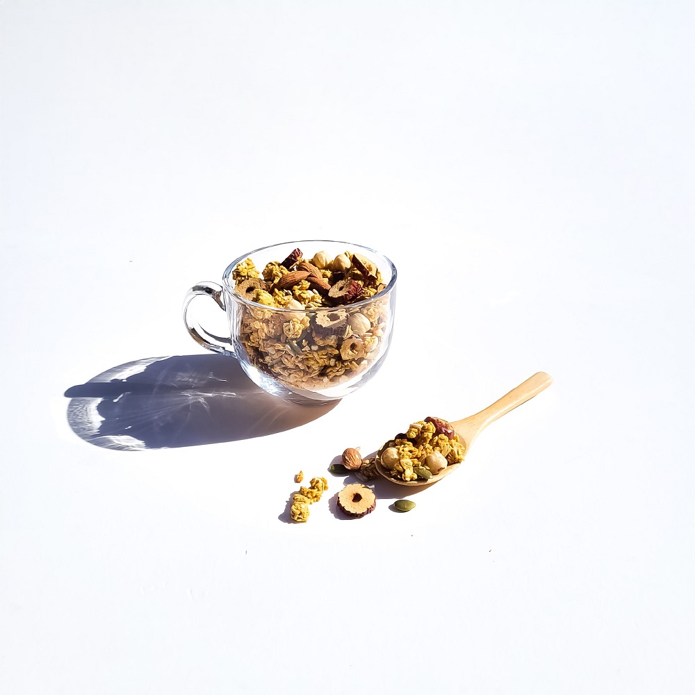 부드럽고달콤한 국산단호박 무설탕 저당 오트밀 그래놀라200g