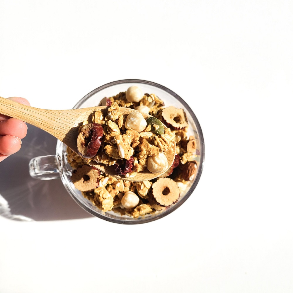 부드럽고달콤한 국산단호박 무설탕 저당 오트밀 그래놀라200g