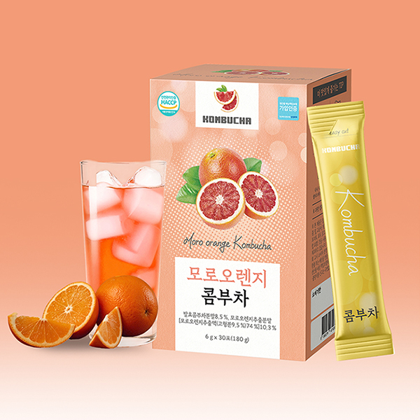 지브로와 리얼 모로오렌지 콤부차 6g X 30포 외 레몬 콤부차 택 1