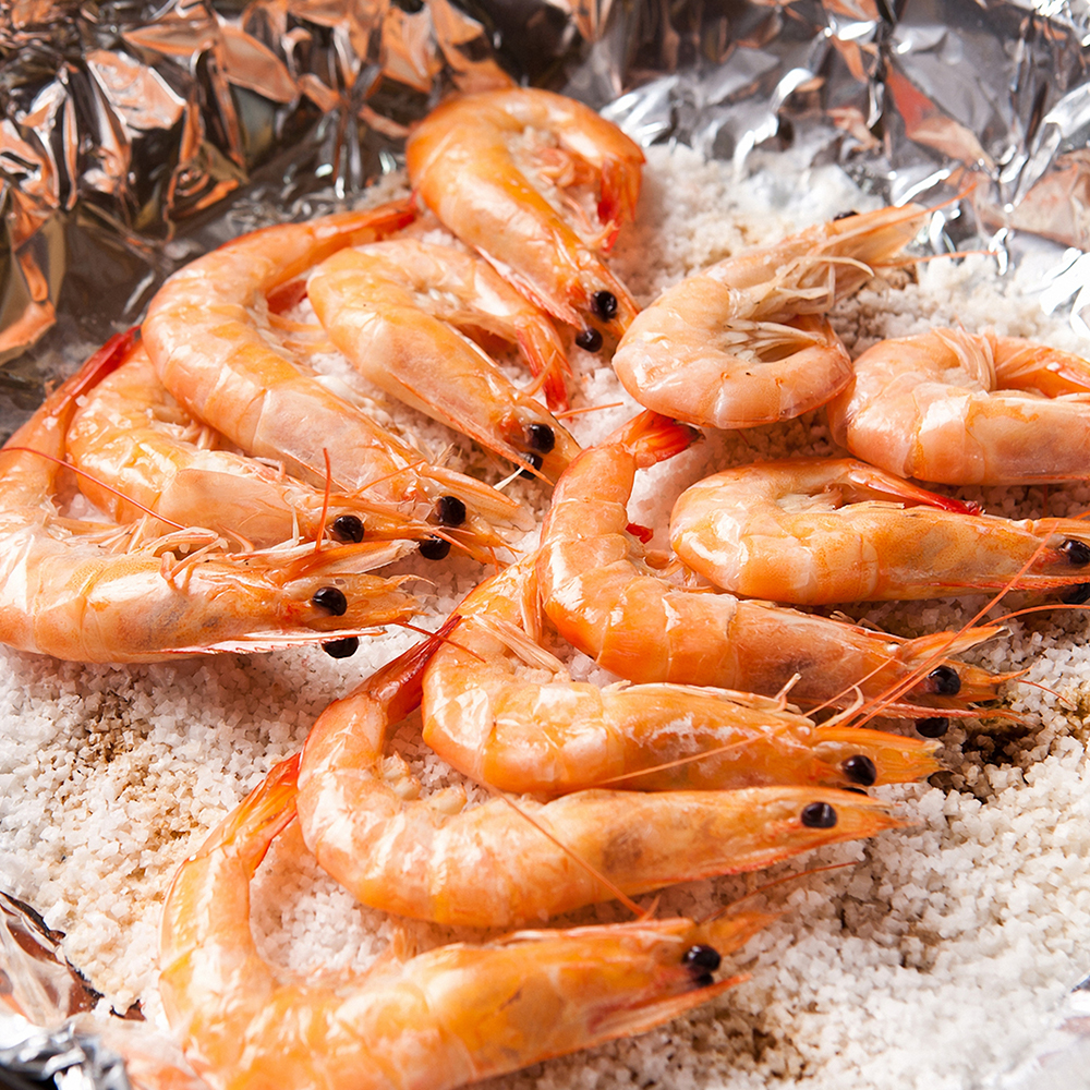 바로잡은 싱싱하고 힘 좋은 국내산 활새우 500g 1kg