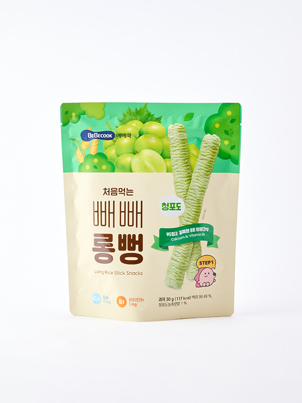 베베쿡 처음먹는 빼빼롱뻥 4종(사과/단호박/자색고구마/청포도)