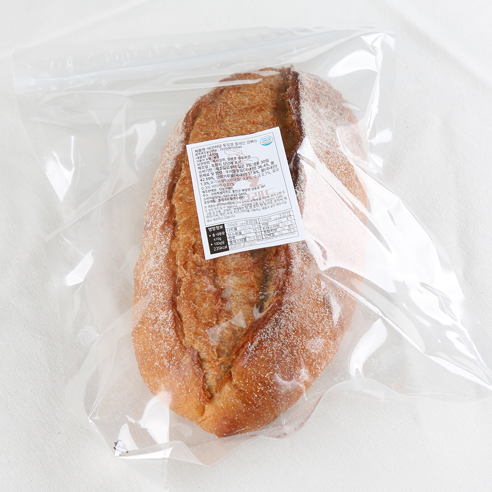 100% 통밀빵 우리밀 무설탕 천연발효종 건강 통곡물 식빵 410g